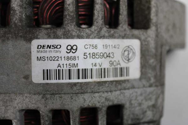 ALTERNATEUR 90AMP FIAT / ALFA 1.2 / 1.4 ESSENCE - Vue 4